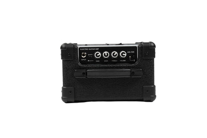 AROMA AG‑10S Electric Guitar Amplifier – 10W Portable Practice Amp with Bluetooth, Clean/Overdrive Channels, 5" Speaker